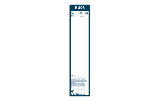 Essuie-glace arrière Bosch H406 - Longueur : 400 mm - balai d'essuie-glace arrière, Image 3