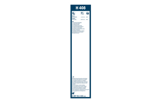 Essuie-glace arrière Bosch H408 - Longueur : 400 mm - Balai d'essuie-glace arrière, Image 3