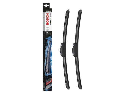 Essuie-glaces Bosch Aerotwin AR450S - Longueur : 450/450 mm - jeu de balais d'essuie-glace pour