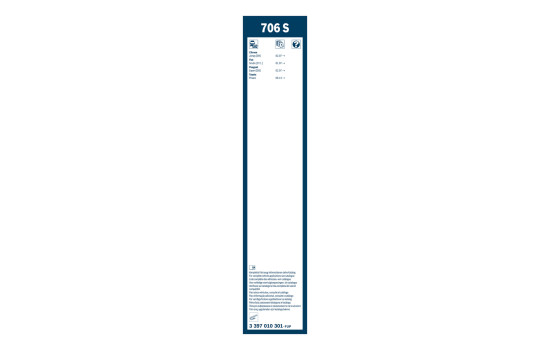 Essuie-glaces Bosch Twin 706S - Longueur : 700/500 mm - Jeu d'essuie-glaces avant, Image 3