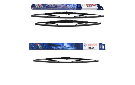 Pack économique de balais d'essuie-glace Bosch 531 + H500