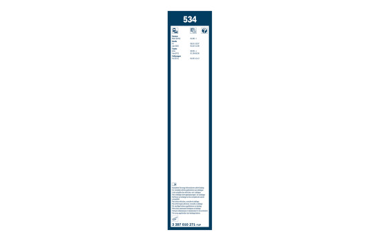 Pack économique de balais d'essuie-glace Bosch 534 + H341, Image 15