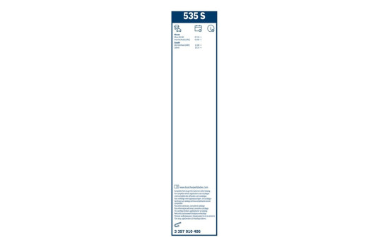 Pack économique de balais d'essuie-glace Bosch 535S + H801, Image 22