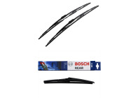Pack économique de balais d'essuie-glace Bosch 552 + H801