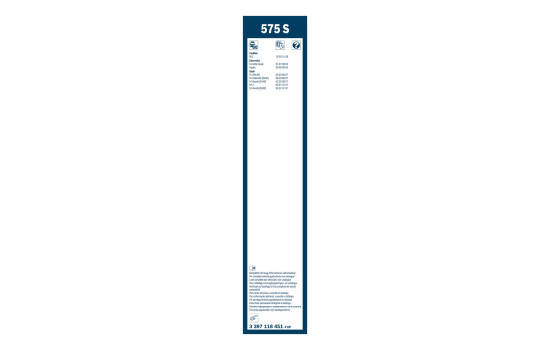 Pack économique de balais d'essuie-glace Bosch 575S + H300, Image 14