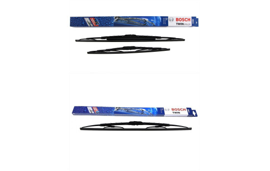 Pack économique de balais d'essuie-glace Bosch 604S + 550U