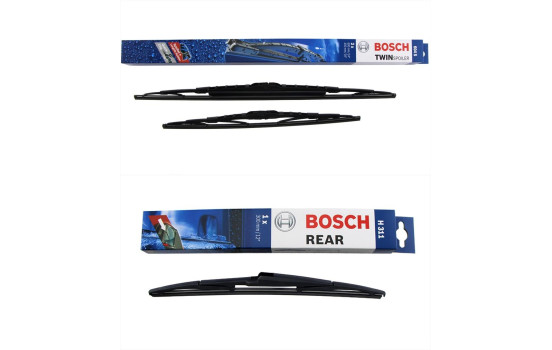 Pack économique de balais d'essuie-glace Bosch 604S + H311