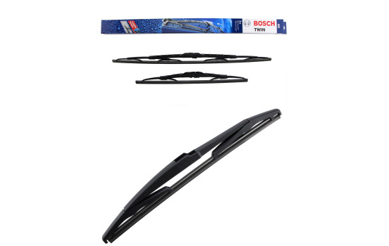 Pack économique de balais d'essuie-glace Bosch 605 + H200