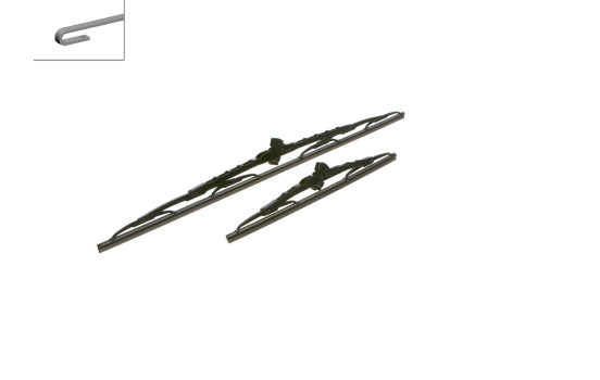 Pack économique de balais d'essuie-glace Bosch 605 + H200, Image 5