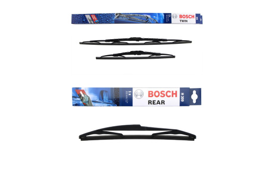 Pack économique de balais d'essuie-glace Bosch 605 + H309