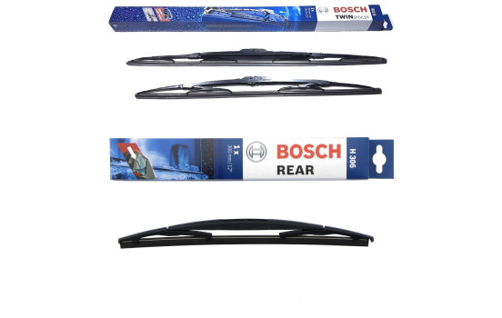 Pack économique de balais d'essuie-glace Bosch 611S + H306