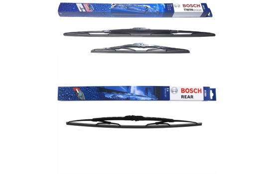 Pack économique de balais d'essuie-glace Bosch 653S + H500