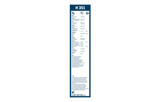 Pack économique de balais d'essuie-glace Bosch 728S + H351, Image 15