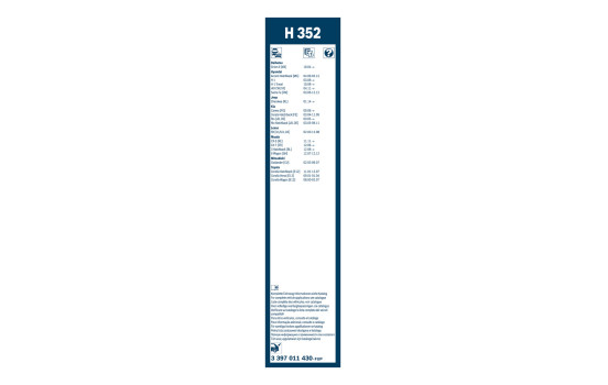 Pack économique de balais d'essuie-glace Bosch 728S + H352, Image 15