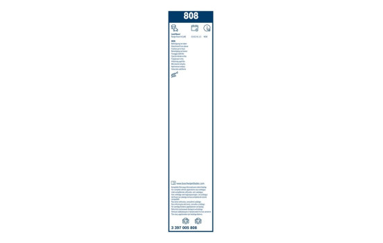Pack économique de balais d'essuie-glace Bosch 808 + H451, Image 10