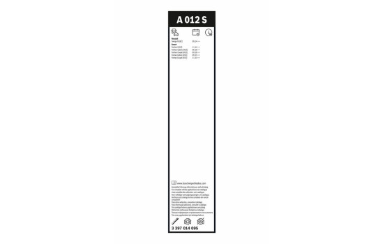 Pack économique de balais d'essuie-glace Bosch A012S + H351, Image 23