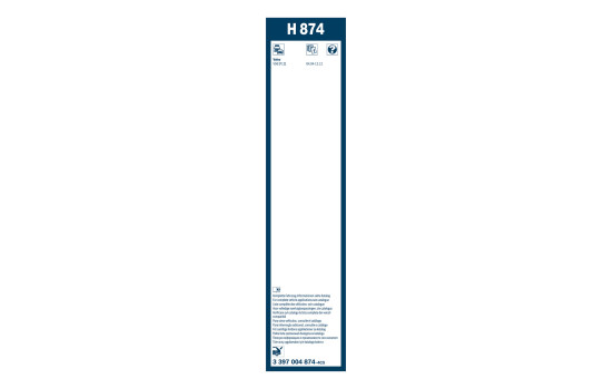 Pack économique de balais d'essuie-glace Bosch A088S + H874, Image 4