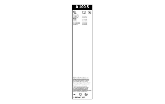 Pack économique de balais d'essuie-glace Bosch A100S + 400U, Image 22