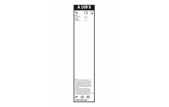Pack économique de balais d'essuie-glace Bosch A109S + H801, Image 22