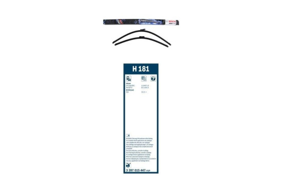 Pack économique de balais d'essuie-glace Bosch A120S + H181