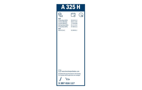 Pack économique de balais d'essuie-glace Bosch A295S + A325H, Image 26