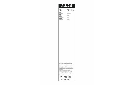 Pack économique de balais d'essuie-glace Bosch A312S + H301, Image 21