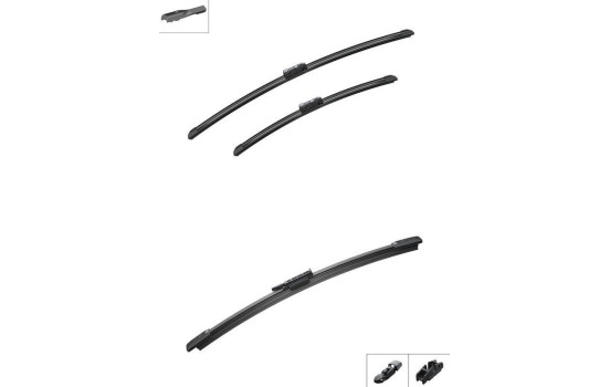 Pack économique de balais d'essuie-glace Bosch A318S + AM24H