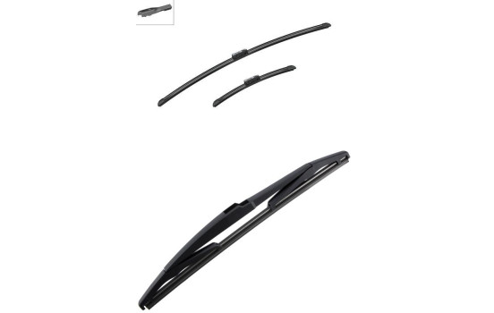 Pack économique de balais d'essuie-glace Bosch A404S + H261