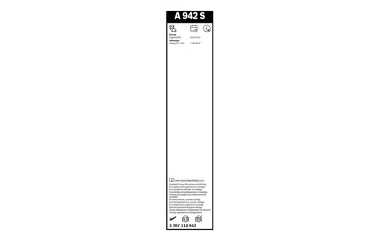 Pack économique de balais d'essuie-glace Bosch A942S + A330H, Image 22