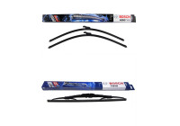 Pack économique de balais d'essuie-glace Bosch A966S + 400U