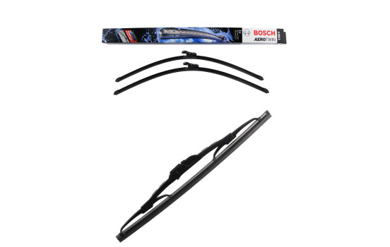 Pack économique de balais d'essuie-glace Bosch A966S + H251