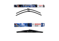 Pack économique de balais d'essuie-glace Bosch A966S + H370