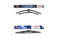 Pack économique de balais d'essuie-glace Bosch A974S + H341