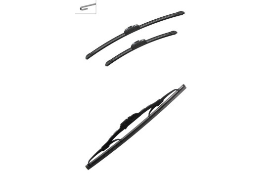 Pack économique de balais d'essuie-glace Bosch AR552S + H382
