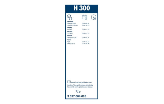 Pack économique de balais d'essuie-glace Bosch AR604S + H300, Image 10