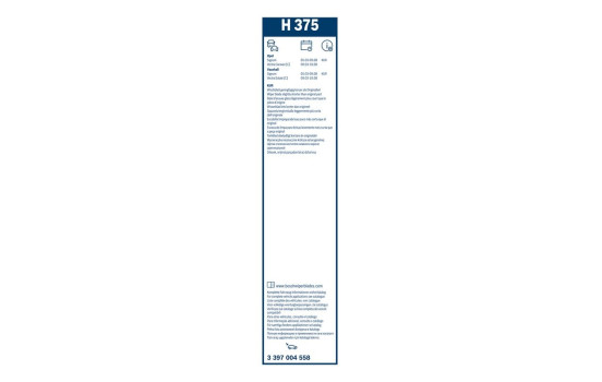 Pack économique de balais d'essuie-glace Bosch AR607S + H375, Image 24