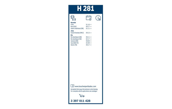 Pack économique de balais d'essuie-glace Bosch AR653S + H281, Image 26