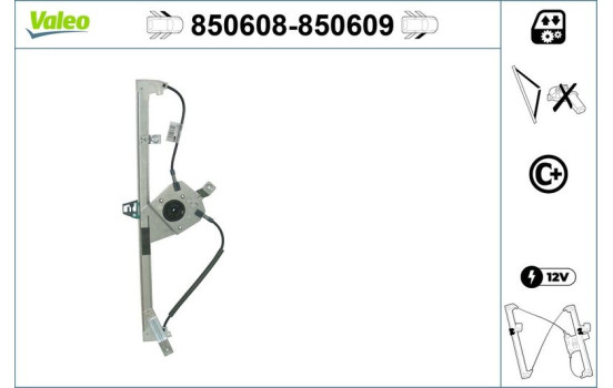 Lève-vitre 850608 Valeo, Image 2