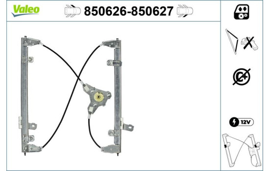 Lève-vitre 850626 Valeo, Image 2