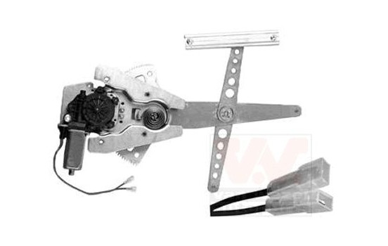 MECANISME DE FENETRE DROIT POUR MOTEUR ELECTRIQUE 4 portes 0210262 Van Wezel, Image 2
