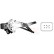MECANISME DE FENETRE DROIT POUR MOTEUR ELECTRIQUE 4 portes 3766262 Van Wezel, Vignette 2