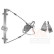 MECANISME DE FENETRE DROIT POUR MOTEUR ELECTRIQUE 4 portes 4930262 Van Wezel, Vignette 3