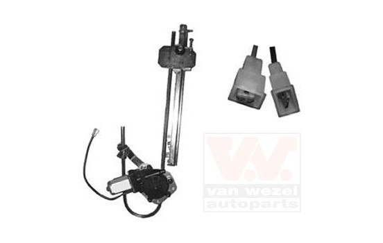 MECANISME DE FENETRE ELECTRIQUE avec MOTEUR arrière droit 0320264 Van Wezel, Image 2