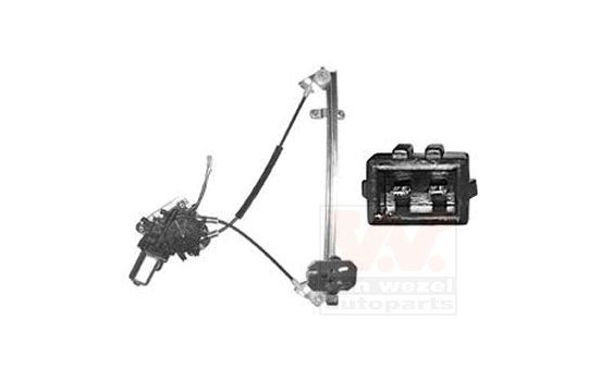 MECANISME DE FENETRE ELECTRIQUE avec MOTEUR arrière gauche 4930263 Van Wezel, Image 2