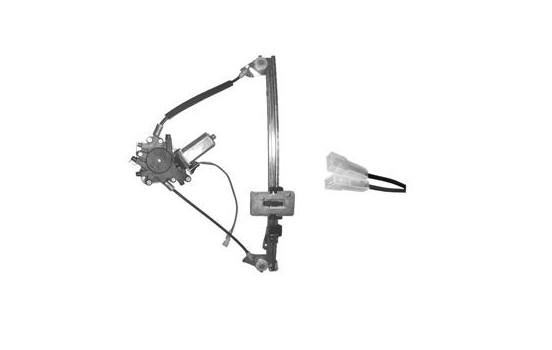 MECANISME DE FENETRE ÉLECTRIQUE, MOTEUR inclus, arrière gauche Volkswagen Passat 1988 à 1996 5834263 Van Wezel