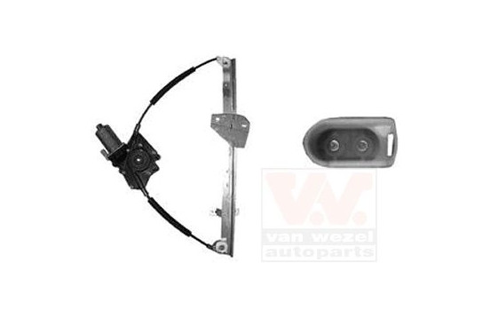 MECANISME DE FENETRE GAUCHE POUR MOTEUR ELECTRIQUE 4 portes 1830263 Van Wezel, Image 3