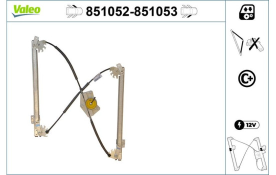 Régulateur de fenêtre 851052 Valeo, Image 2