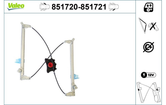 Régulateur de fenêtre 851720 Valeo, Image 2