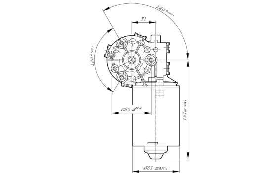 Moteur d'essuie-glace