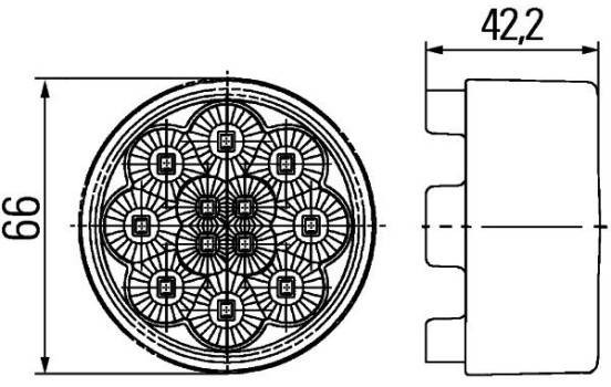 clignotant 2BA 009 001-431 Hella, Image 2